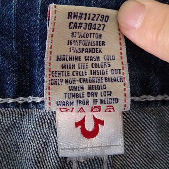 True Religion Women's Bootcut Jeans Johnny Size 28 - Picture 7 of 9